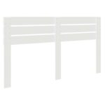 vidaXL Zadné čelo s čelnou doskou Biela 200 cm Kompozitné drevo – Obrázok 6