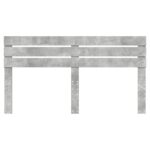 vidaXL Zadné čelo Betónová šedá 180 cm Kompozitné drevo – Obrázok 4