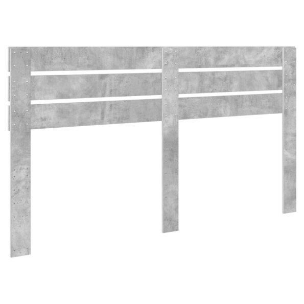 vidaXL Zadné čelo Betónová šedá 180 cm Kompozitné drevo – Obrázok 6