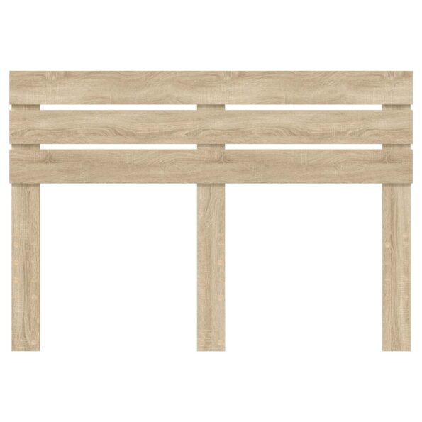 vidaXL Zadné čelo s čelnou doskou Sonoma dub 160 cm Kompozitné drevo – Obrázok 4