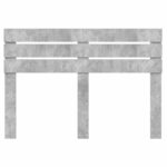 vidaXL Zadné čelo Betónová šedá 160 cm Kompozitné drevo – Obrázok 4