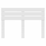 vidaXL Zadné čelo s čelnou doskou Biela 150 cm Kompozitné drevo – Obrázok 4