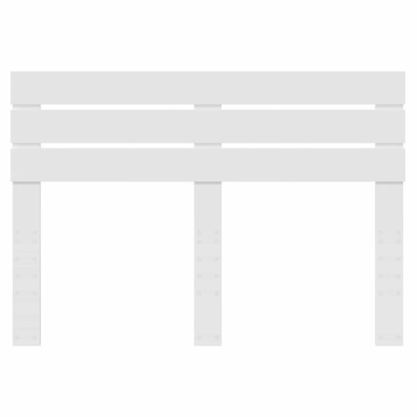 vidaXL Zadné čelo s čelnou doskou Biela 150 cm Kompozitné drevo – Obrázok 4