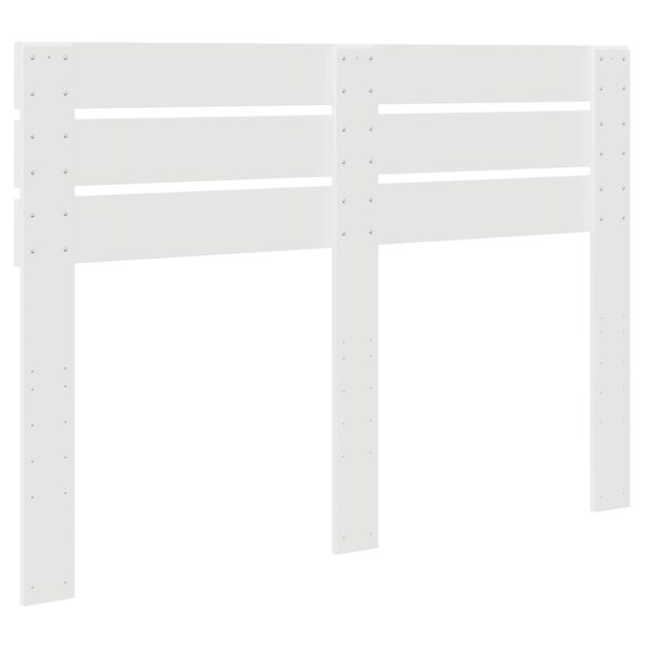 vidaXL Zadné čelo s čelnou doskou Biela 150 cm Kompozitné drevo – Obrázok 6