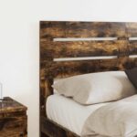 vidaXL Zadné čelo s čelnou doskou Dymová dub 135 cm Kompozitné drevo – Obrázok 3