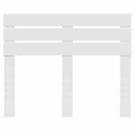 vidaXL Zadné čelo s čelnou doskou Biela 120 cm Kompozitné drevo – Obrázok 4