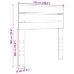 vidaXL Zadné čelo Remeselný dub 100 cm Kompozitné drevo – Obrázok 10