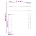 vidaXL Zadné čelo s čelnou doskou Sonoma dub 90 cm Kompozitné drevo – Obrázok 10