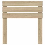 vidaXL Zadné čelo s čelnou doskou Sonoma dub 90 cm Kompozitné drevo – Obrázok 4