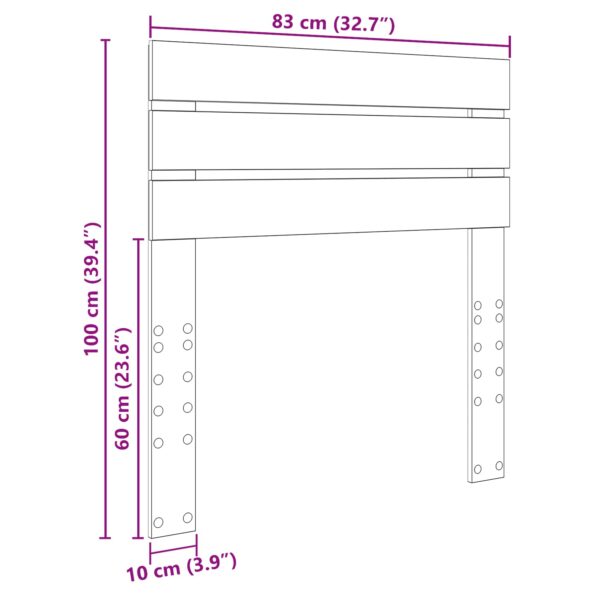vidaXL Zadné čelo s čelnou doskou Biela 80 cm Kompozitné drevo – Obrázok 10