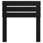 vidaXL Zadné čelo s čelnou doskou Čierny dub 80 cm Kompozitné drevo – Obrázok 4