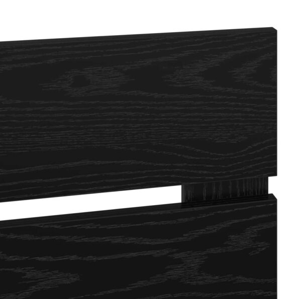 vidaXL Zadné čelo s čelnou doskou Čierny dub 80 cm Kompozitné drevo – Obrázok 7
