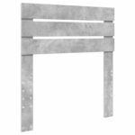 vidaXL Zadné čelo Betónová šedá Kompozitné drevo – Obrázok 2