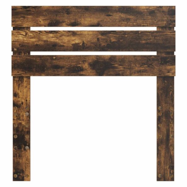 vidaXL Zadné čelo s čelnou doskou Dymová dub 75 cm Kompozitné drevo – Obrázok 4