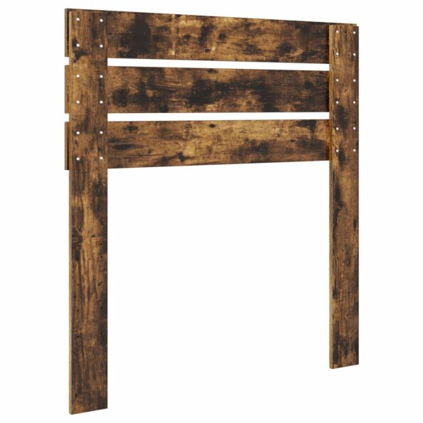 vidaXL Zadné čelo s čelnou doskou Dymová dub 75 cm Kompozitné drevo – Obrázok 6