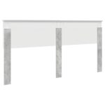 vidaXL Zadné čelo Betónová šedá 200 cm Kompozitné drevo – Obrázok 6