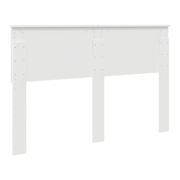 vidaXL Zadné čelo s čelnou doskou Biela 160 cm Kompozitné drevo – Obrázok 6