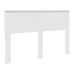 vidaXL Zadné čelo s čelnou doskou Biela 140 cm Kompozitné drevo – Obrázok 6