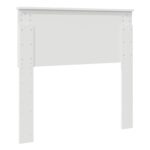 vidaXL Zadné čelo s čelnou doskou Biela 80 cm Kompozitné drevo – Obrázok 6