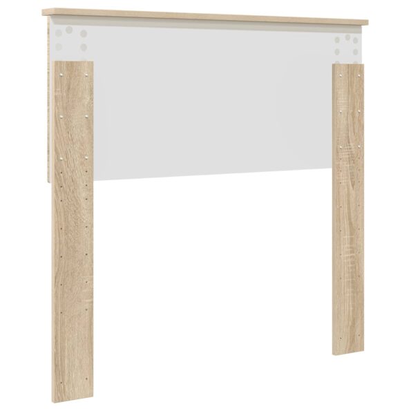 vidaXL Zadné čelo s čelnou doskou Sonoma dub 80 cm Kompozitné drevo – Obrázok 6