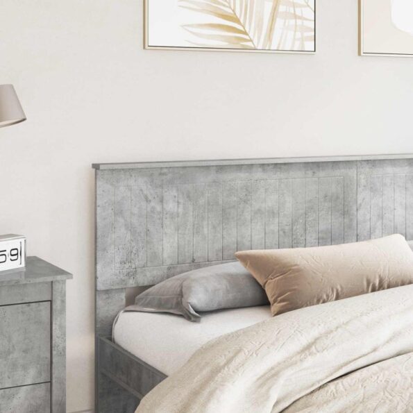 vidaXL Zadné čelo Betónová šedá 200 cm Kompozitné drevo – Obrázok 3