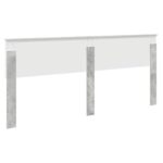 vidaXL Zadné čelo Betónová šedá 200 cm Kompozitné drevo – Obrázok 6