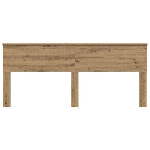 vidaXL Zadné čelo Remeselný dub 200 cm Kompozitné drevo – Obrázok 4