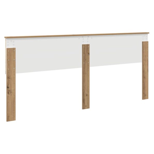 vidaXL Zadné čelo Remeselný dub 200 cm Kompozitné drevo – Obrázok 6