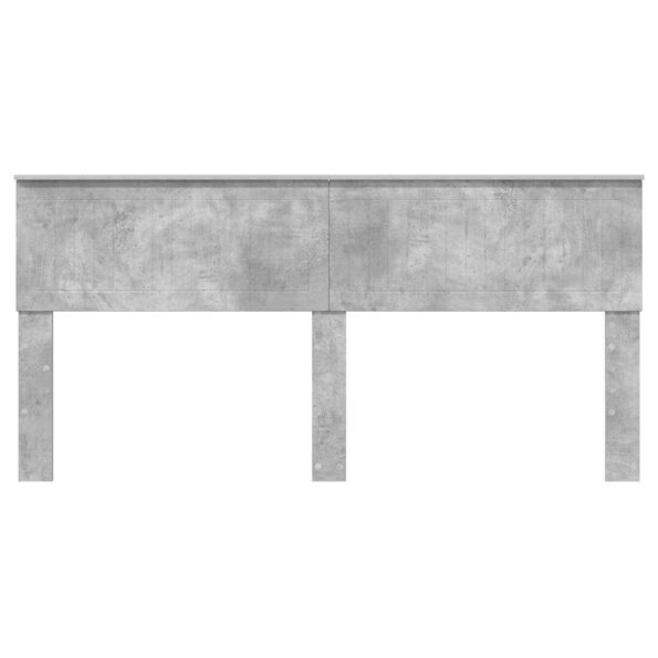 vidaXL Zadné čelo Betónová šedá 180 cm Kompozitné drevo – Obrázok 4