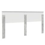 vidaXL Zadné čelo Betónová šedá 180 cm Kompozitné drevo – Obrázok 6