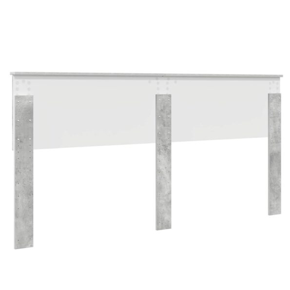 vidaXL Zadné čelo Betónová šedá 180 cm Kompozitné drevo – Obrázok 6