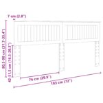 vidaXL Zadné čelo Remeselný dub 180 cm Kompozitné drevo – Obrázok 10