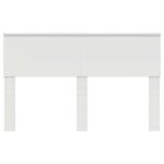 vidaXL Zadné čelo s čelnou doskou Biela 140 cm Kompozitné drevo – Obrázok 4