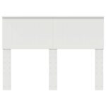 vidaXL Zadné čelo s čelnou doskou Biela 135 cm Kompozitné drevo – Obrázok 4