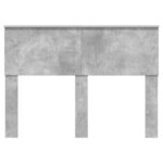 vidaXL Zadné čelo Betónová šedá 135 cm Kompozitné drevo – Obrázok 4