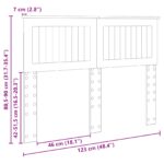 vidaXL Zadné čelo Remeselný dub 120 cm Kompozitné drevo – Obrázok 10