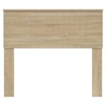vidaXL Zadné čelo s čelnou doskou Sonoma dub 100 cm Kompozitné drevo – Obrázok 4