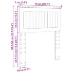 vidaXL Zadné čelo s čelnou doskou Sonoma dub 75 cm Kompozitné drevo – Obrázok 10