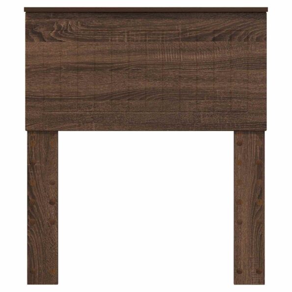 vidaXL Zadné čelo s čelnou doskou Hnedý dub 75 cm Kompozitné drevo – Obrázok 4