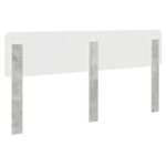 vidaXL Zadné čelo Betónová šedá 200 cm Kompozitné drevo – Obrázok 6