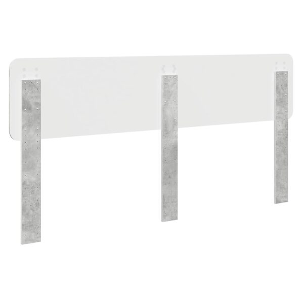 vidaXL Zadné čelo Betónová šedá 180 cm Kompozitné drevo – Obrázok 6