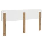 vidaXL Zadné čelo Remeselný dub 180 cm Kompozitné drevo – Obrázok 6