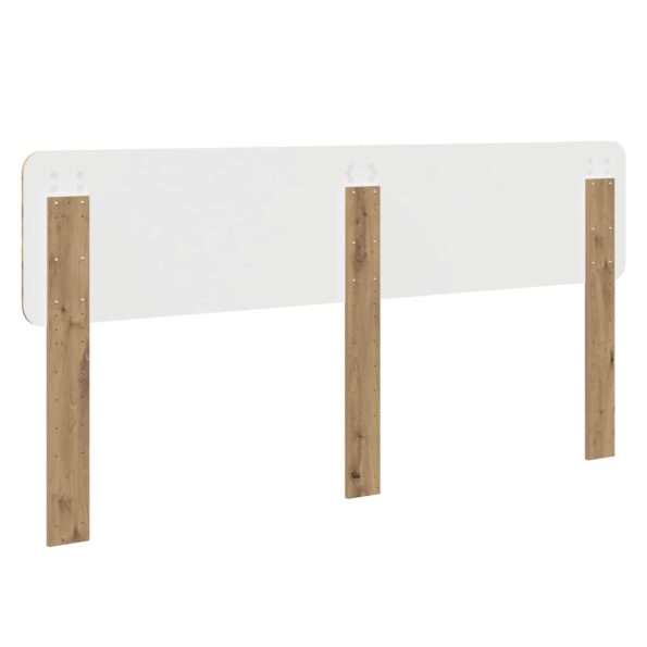 vidaXL Zadné čelo Remeselný dub 180 cm Kompozitné drevo – Obrázok 6