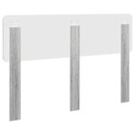 vidaXL Zadné čelo s čelnou doskou Sivý Sonoma 160 cm Kompozitné drevo – Obrázok 6