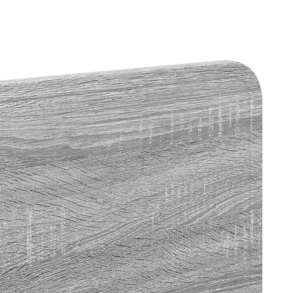 vidaXL Zadné čelo s čelnou doskou Sivý Sonoma 160 cm Kompozitné drevo – Obrázok 7