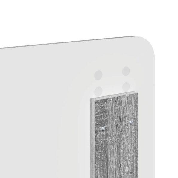 vidaXL Zadné čelo s čelnou doskou Sivý Sonoma 160 cm Kompozitné drevo – Obrázok 8
