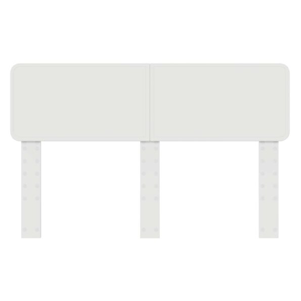 vidaXL Zadné čelo s čelnou doskou Biela 150 cm Kompozitné drevo – Obrázok 4