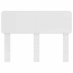 vidaXL Zadné čelo s čelnou doskou Lesklá biela 135 cm Kompozitné drevo – Obrázok 4