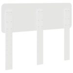 vidaXL Zadné čelo s čelnou doskou Lesklá biela 135 cm Kompozitné drevo – Obrázok 6