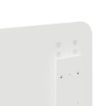 vidaXL Zadné čelo s čelnou doskou Lesklá biela 135 cm Kompozitné drevo – Obrázok 8